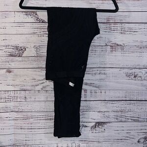 Style Tree Sheer Lace Pattern Leggings
